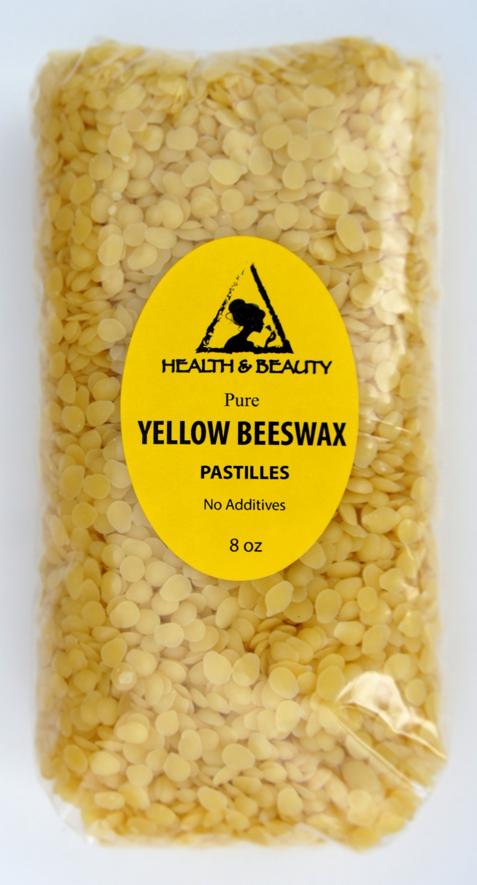 8 Oz YELLOW BEESWAX Bees WAX Organic Pastilles Beads Premium Prime Grade A  100% Pure 