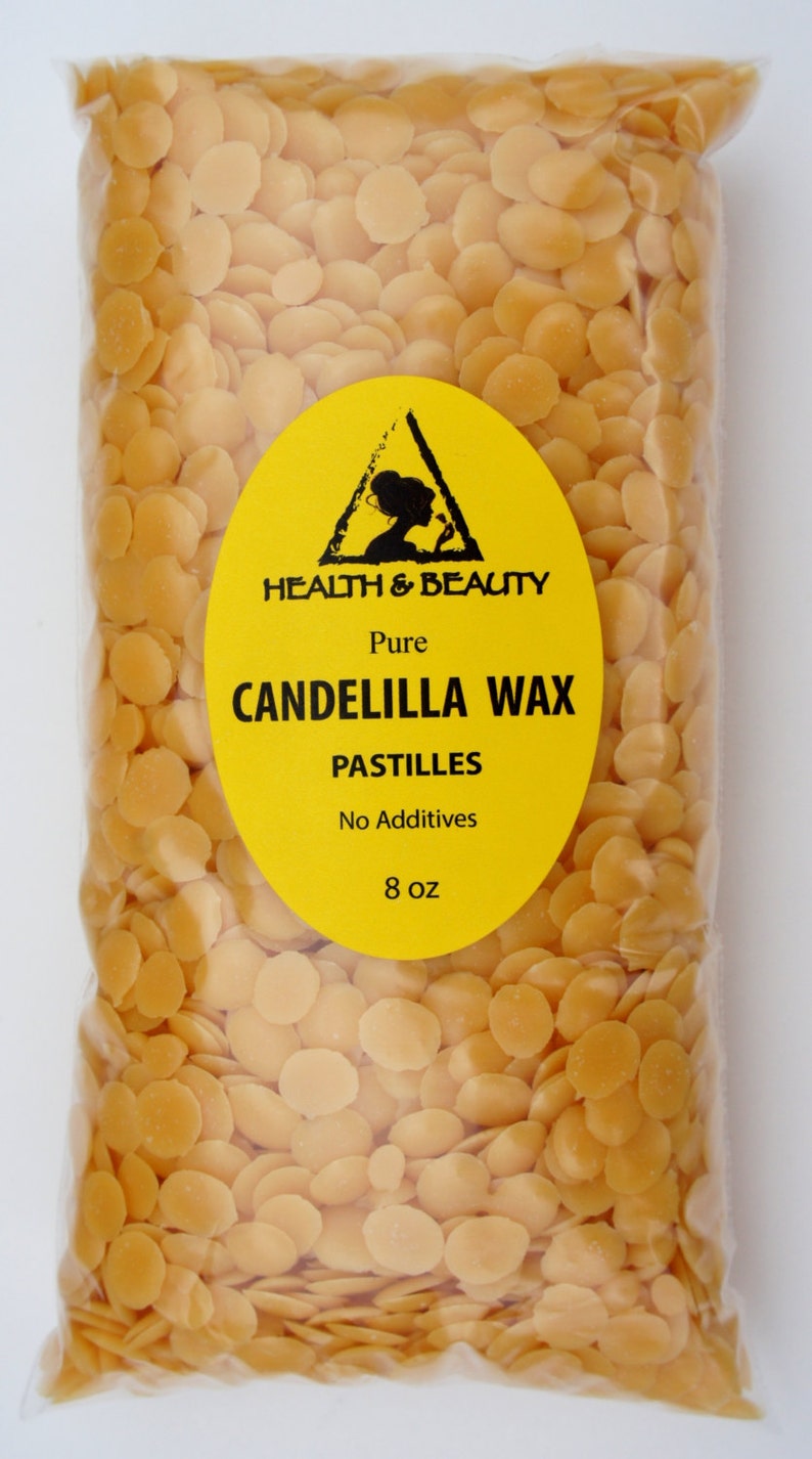 8 oz CANDELILLA WAX Flakes Organic VEGAN Pastilles Beards Premium Prime Grade A 100% Pure image 7