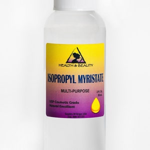 2 oz  ISOPROPYL  Myristate IPM Natural Surfactant USP Grade Liquid 100 % Pure
