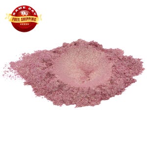 2 oz SPARKLE ROSE PINK Luxury Mica Colorant Pigment Powder Cosmetic Grade