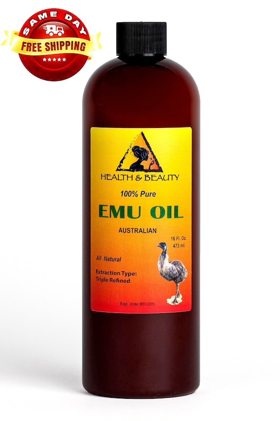 16 oz EMU OIL AUSTRALIAN Triple Refined Organic 100% Pure