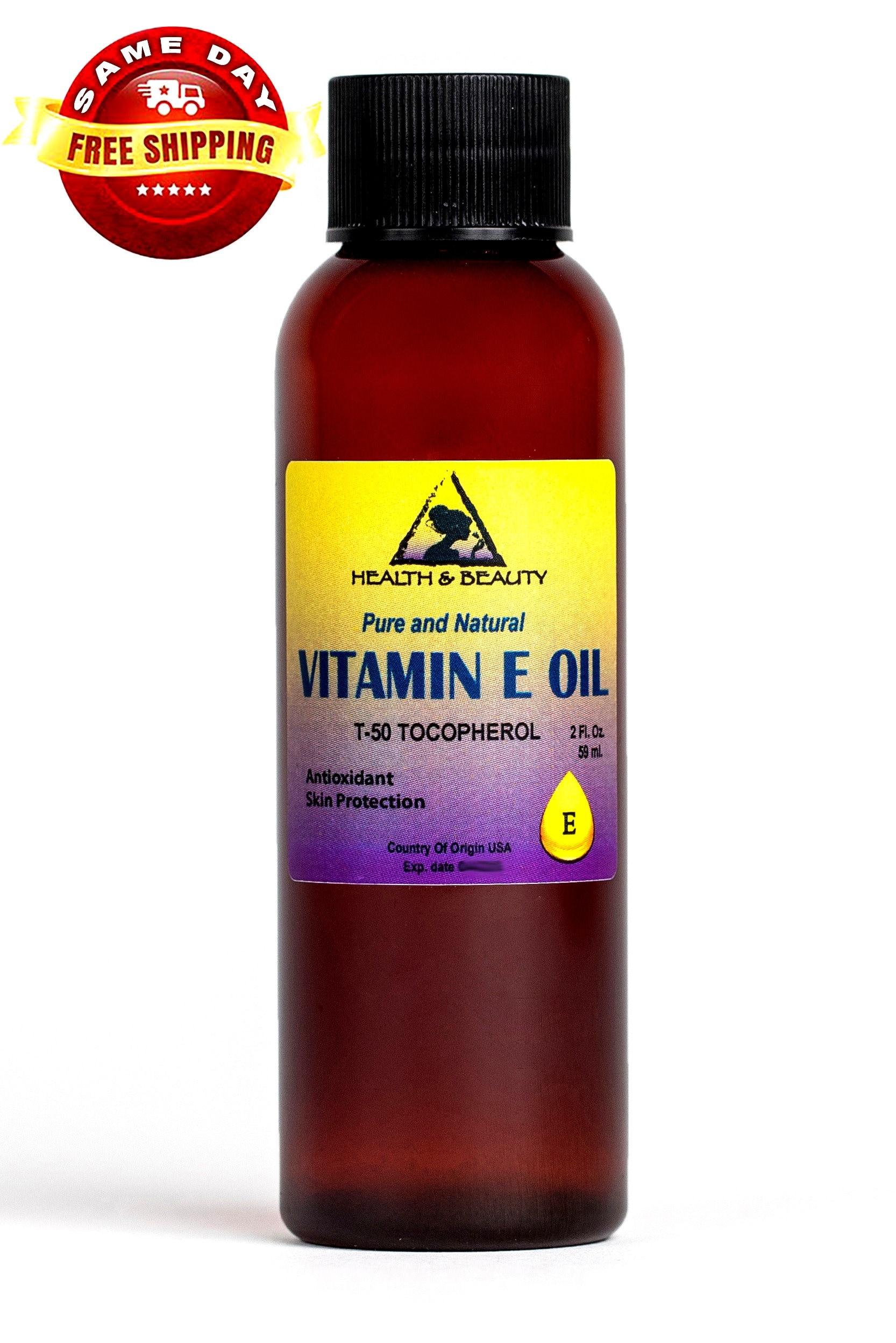 2 oz TOCOPHEROL T-50 VITAMIN E OIL Anti Aging Natural Premium Pure