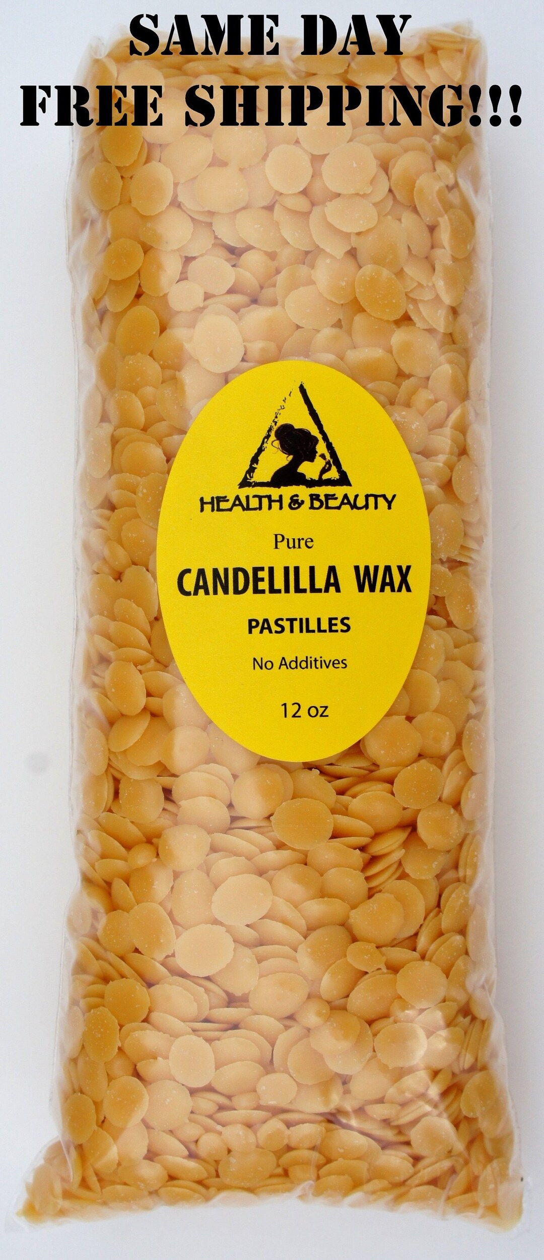 12 Oz CANDELILLA WAX Flakes Organic VEGAN Pastilles Beards Premium Prime Grade A 100 Pure Etsy