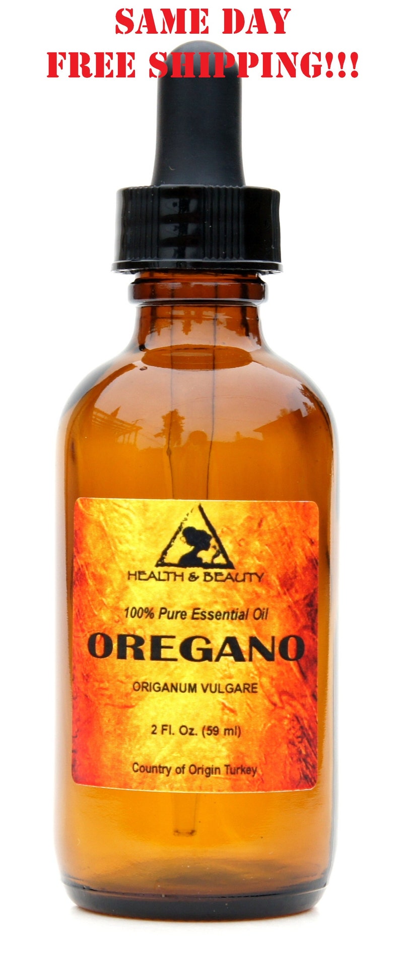 2 oz OREGANO ESSENTIAL OIL Organic Aromatherapy Natural 100% Pure with Glass Dropper image 5