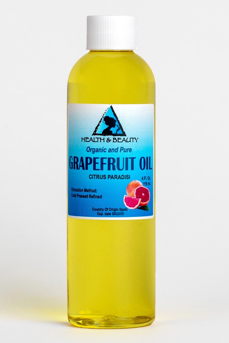 4 Oz GRAPEFRUIT SEED OIL Refined Organic Carrier Cold Pressed Etsy