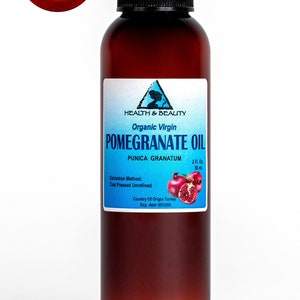 2 oz POMEGRANATE Seed OIL UNREFINED Organic Cold Pressed Virgin Raw Fresh Pure