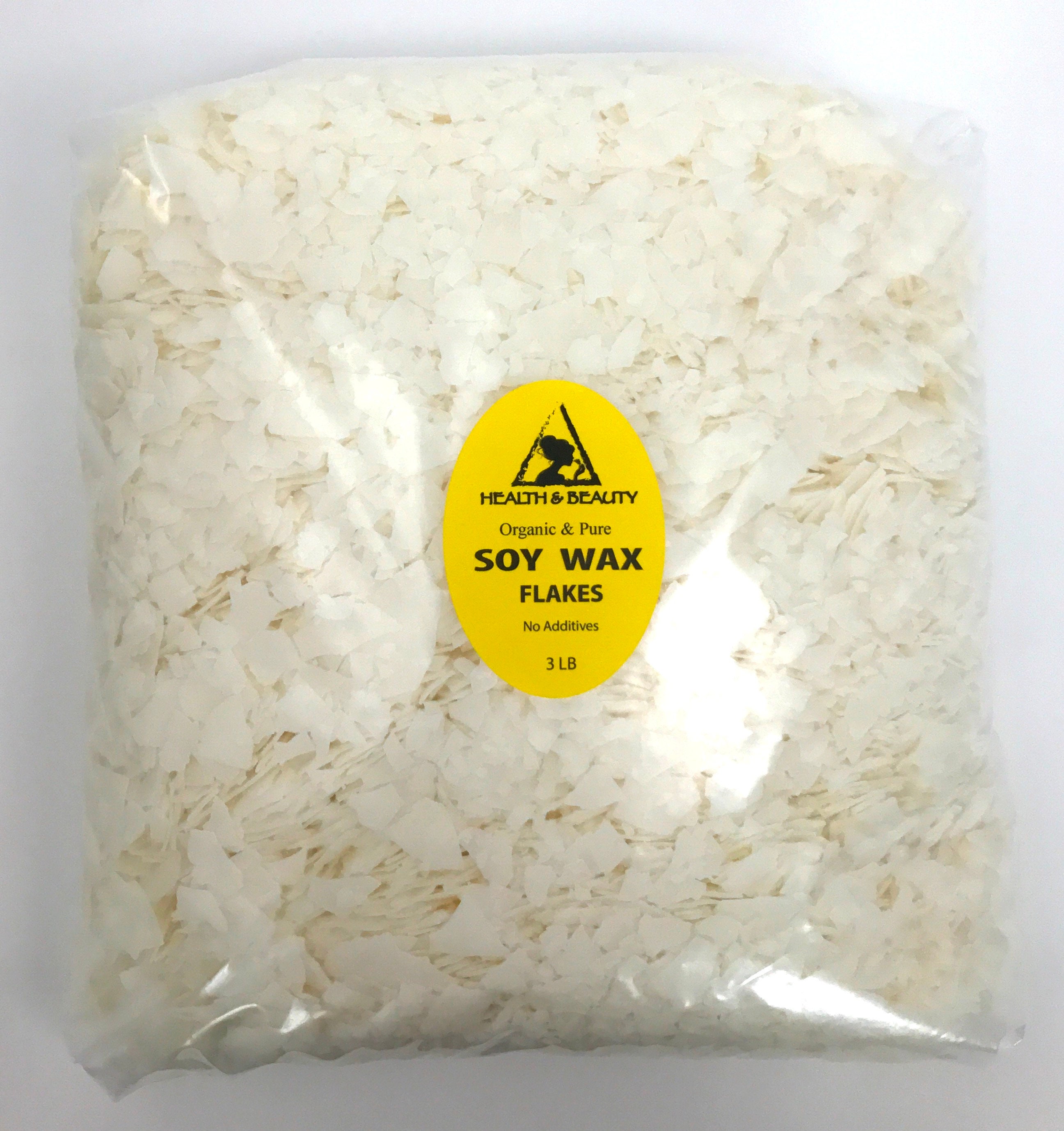 100% SOY WAX FLAKES FOR CANDLE MAKING SUPPLIES ALSO COSMETIC GRADE NO  ADDITIVES