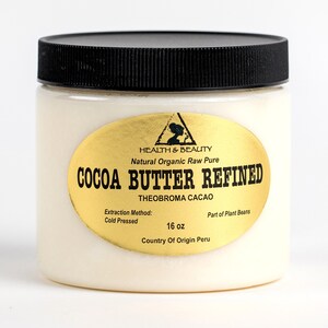 48 oz, 3 Lb COCOA / CACAO BUTTER Ultra Refined Organic Fresh Natural Raw Grade A Prime 100% Pure image 7