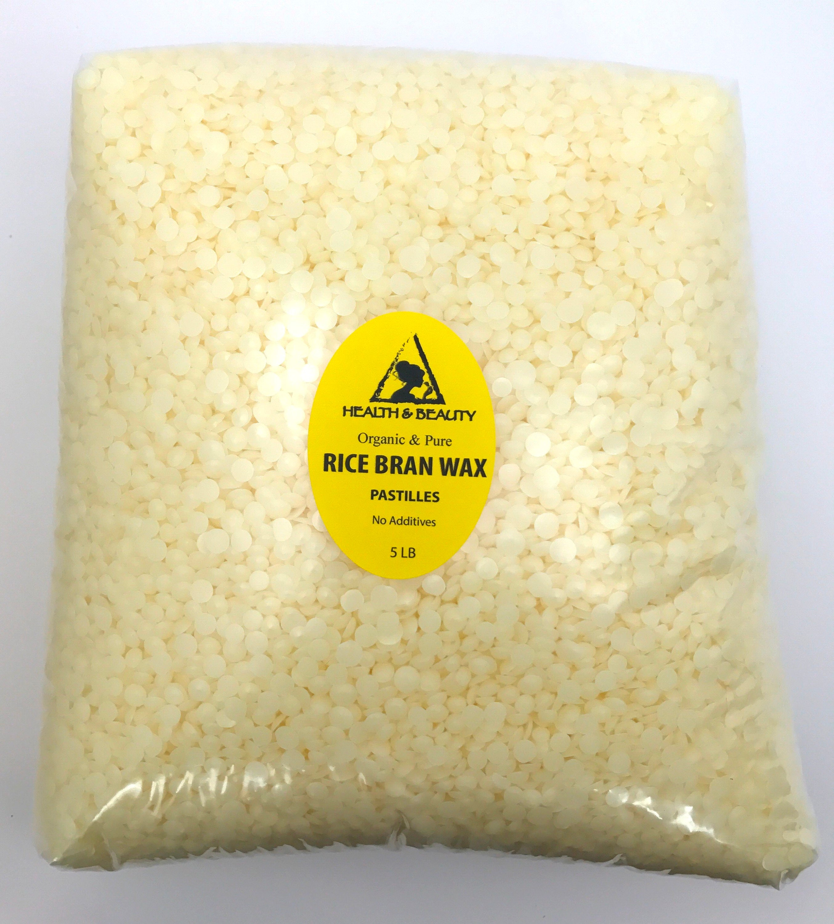 5 Lb Organic Rice Bran Wax Pastilles: Vegan Vegetable Beads - Etsy