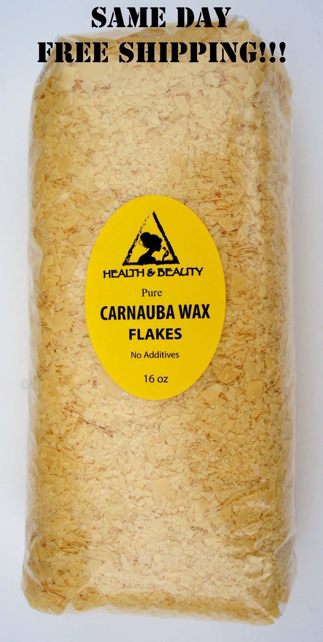 Carnauba Wax Flakes #4, Dark Brown