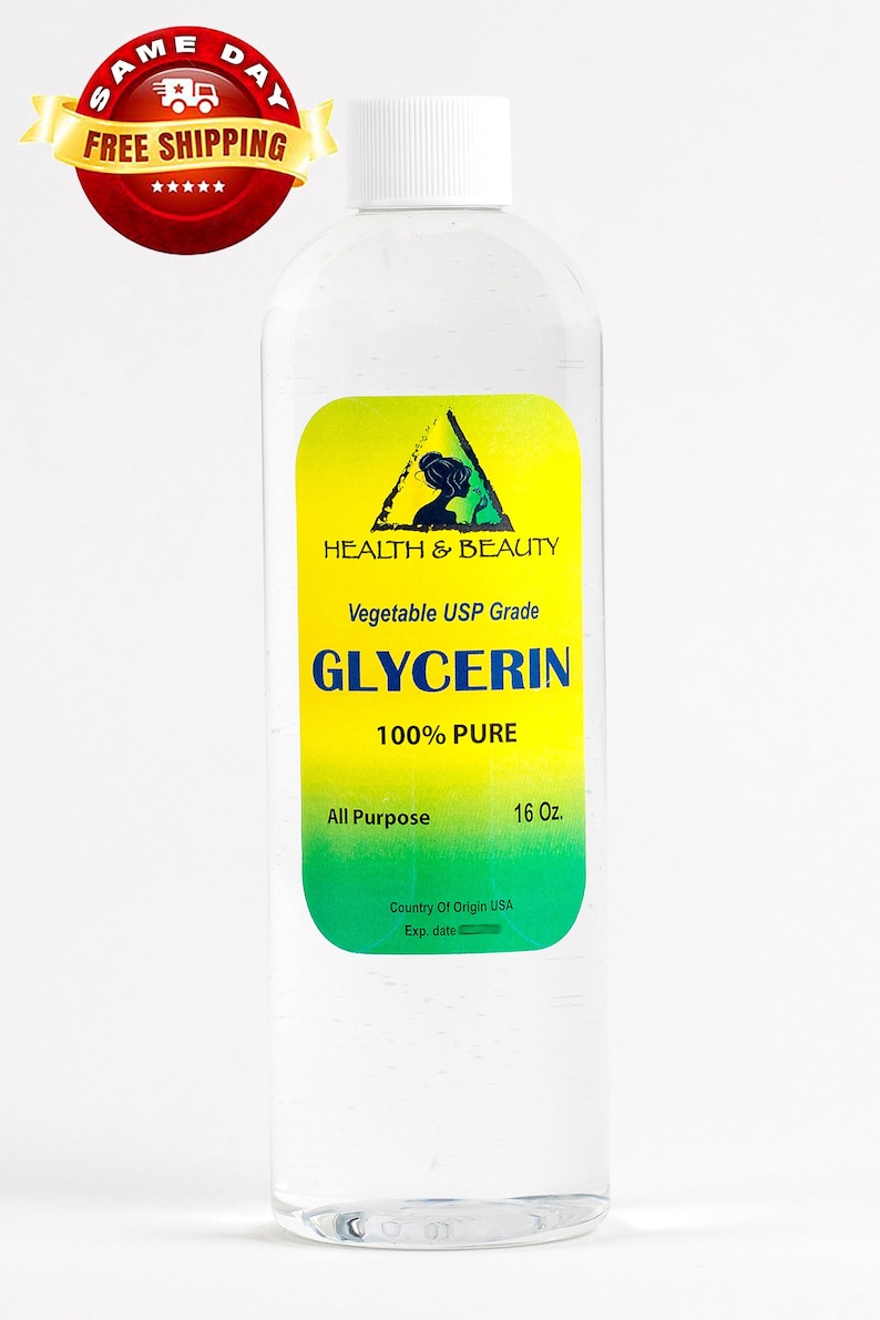16 Oz GLYCERIN VEGETABLE Oil USP Grade 100 Pure Etsy