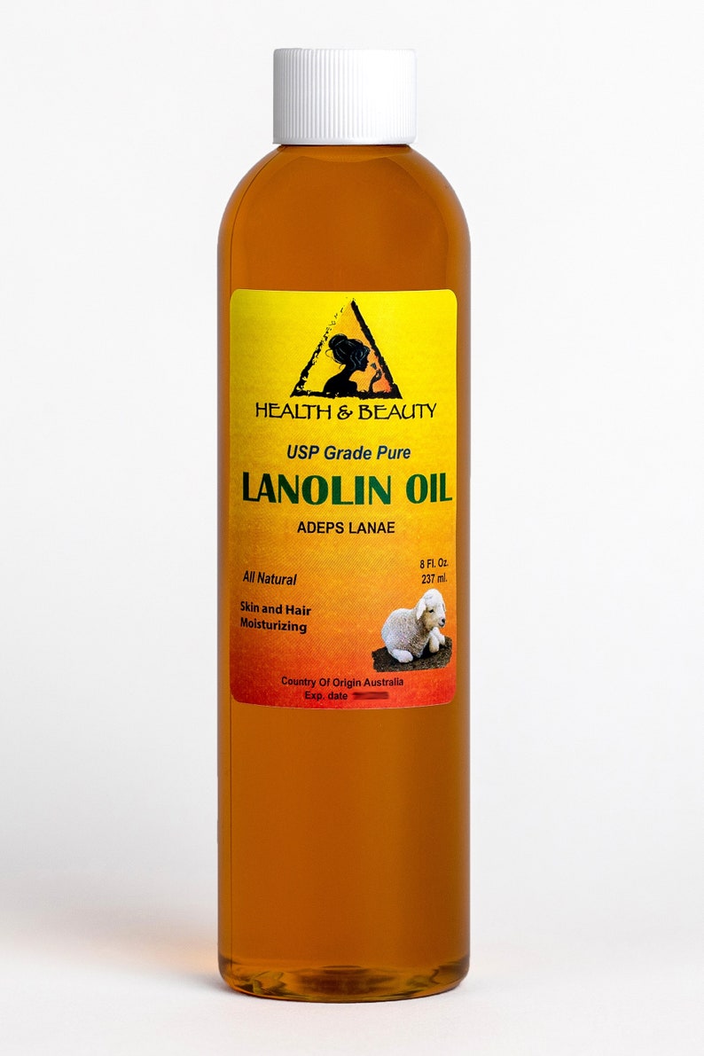 8 Oz LANOLIN OIL USP Grade 100 Pure Skin Hair Moisturizing Etsy