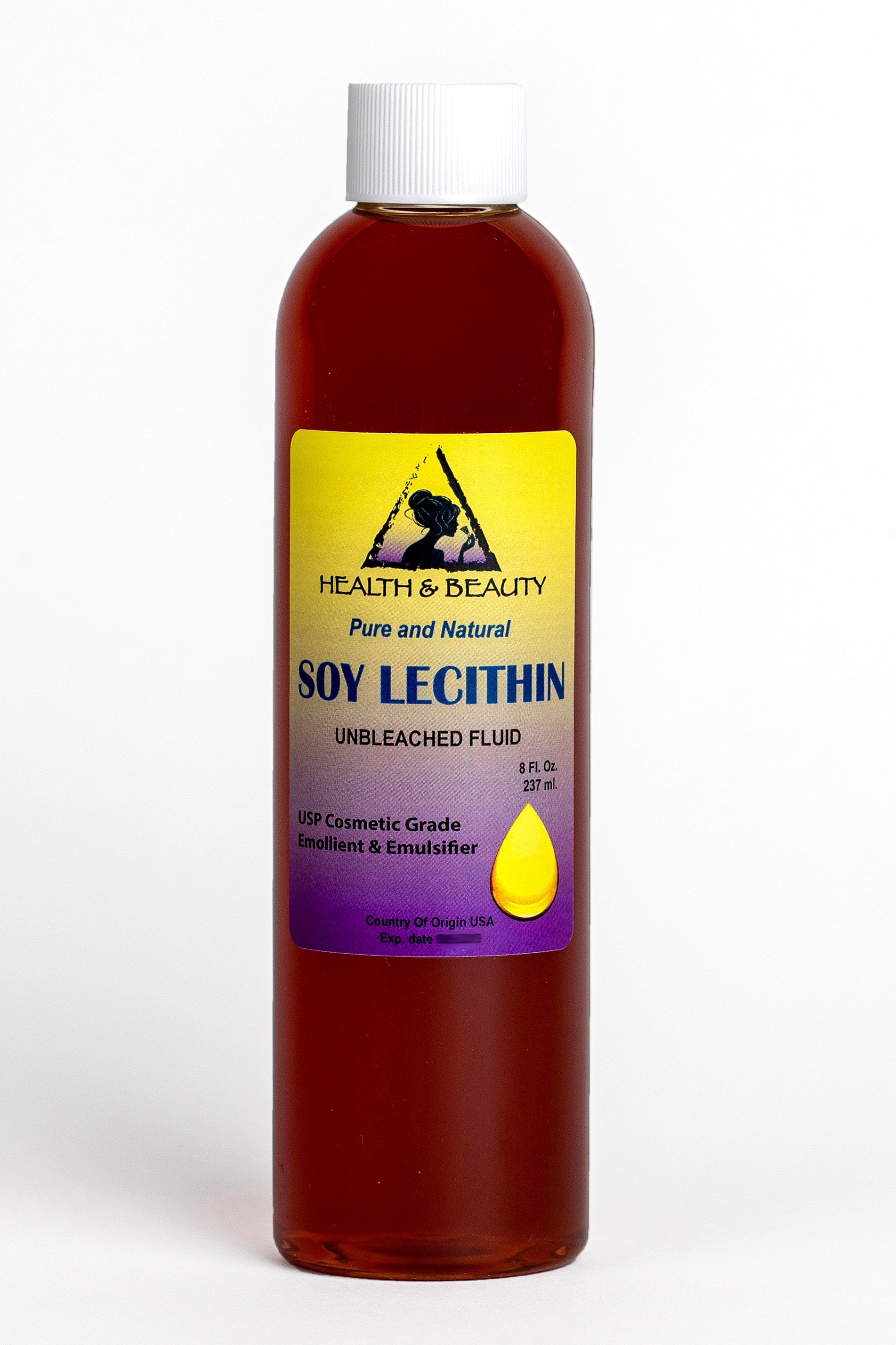 8 Oz LECITHIN SOY UNBLEACHED Fluid Liquid Emulsifier Emollient Etsy