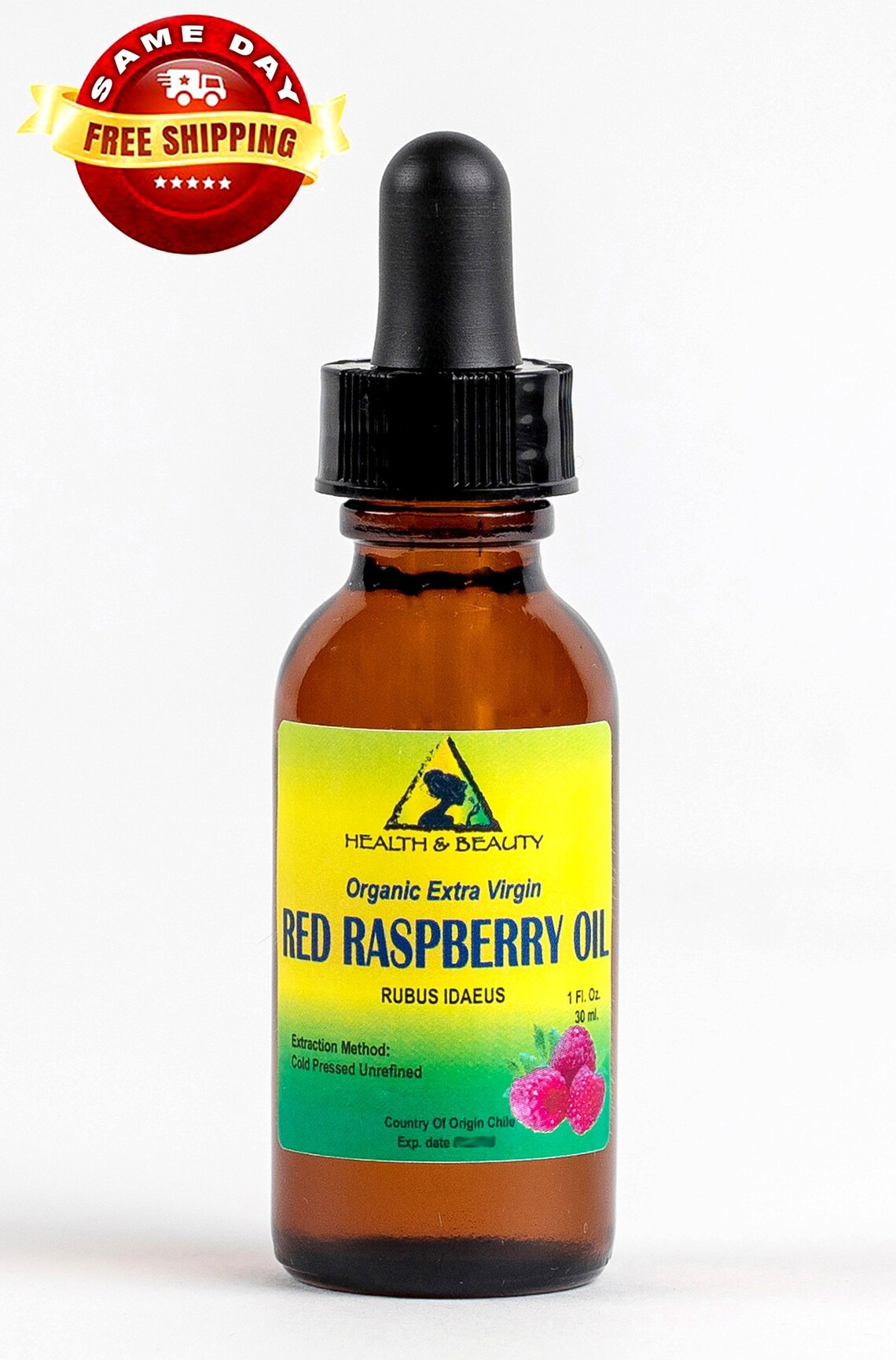 1 Oz RED RASPBERRY Seed Oil UNREFINED Organic Extra Virgin Etsy