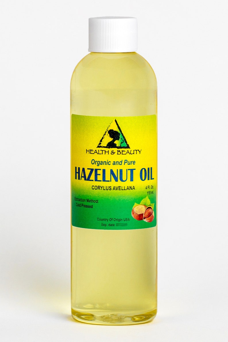 4 Oz HAZELNUT OIL ORGANIC Carrier Cold Pressed 100 Pure Etsy