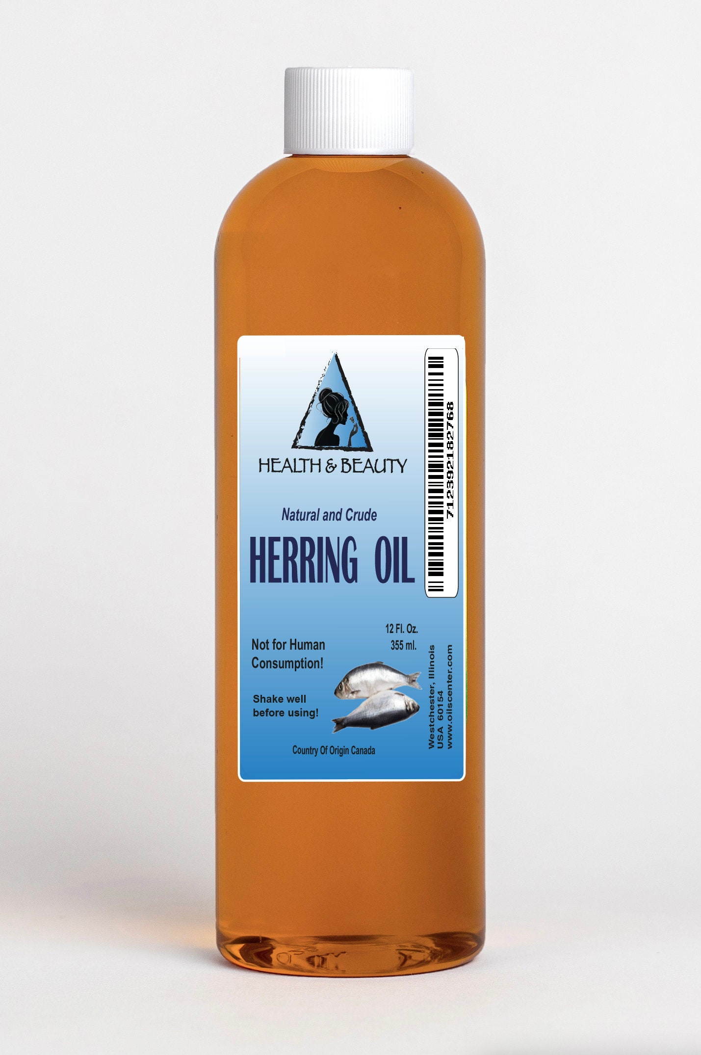 36 Oz HERRING OIL CRUDE Natural Fishing Scent Attractant 