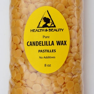 8 oz CANDELILLA WAX Flakes Organic VEGAN Pastilles Beards Premium Prime Grade A 100% Pure image 10