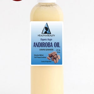 4 oz ANDIROBA SEED OIL Virgin Organic Unrefined Cold Pressed Raw Premium Quality Natural Pure