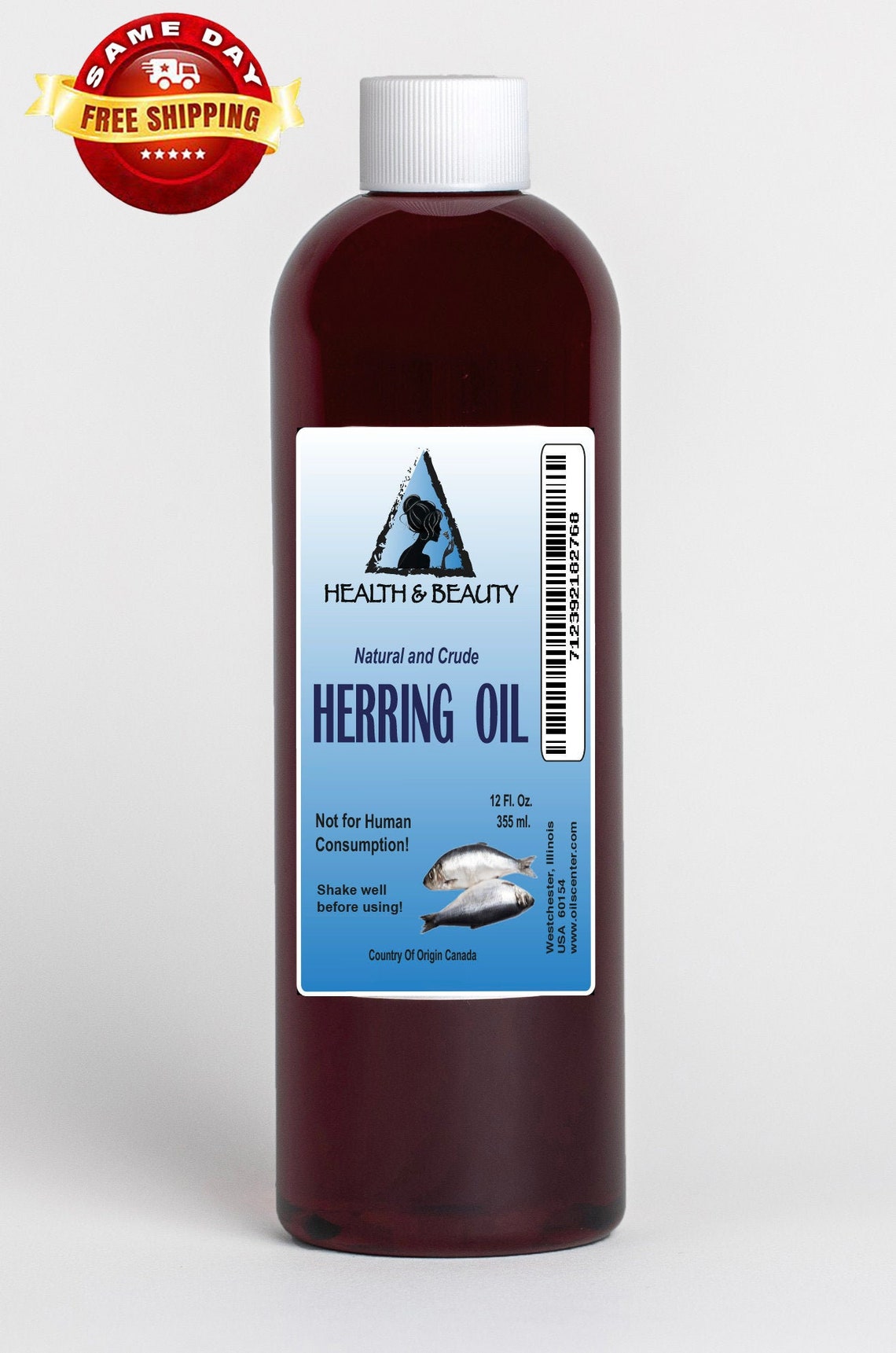 36 oz HERRING OIL CRUDE Natural Fishing Scent Attractant Etsy