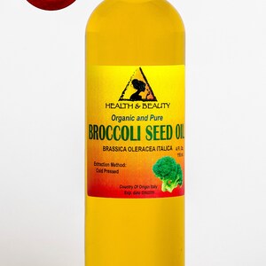 4 oz BROCCOLI SEED OIL Organic Carrier Cold Pressed Natural Fresh 100% Pure