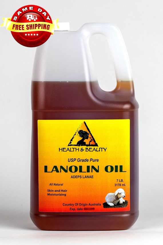 7 Lb 1 Gal Lanolin Oil Usp Grade 100 Pure Skin Hair Etsy