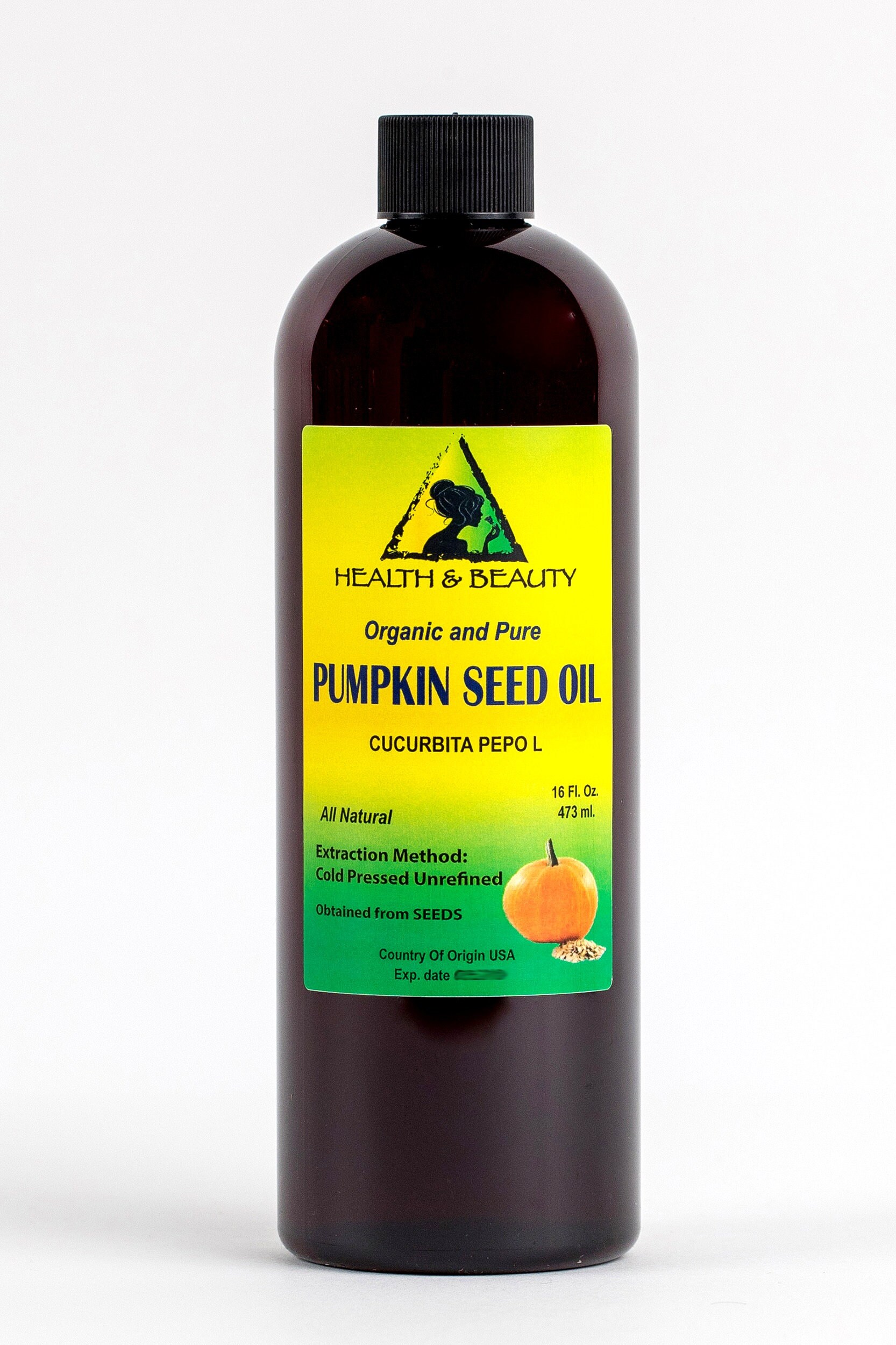 thumbnail interactive-video image 1 of H&B Oils Center Organic Pumpkin Seed Oil – Unrefined Cold Pressed – 64 Oz – Virgin Raw Pure 1 of 6
