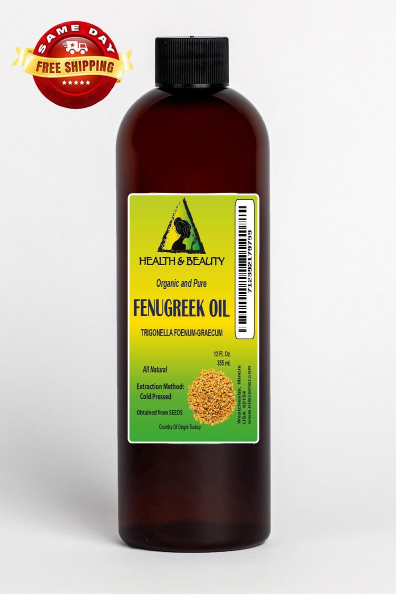 36 Oz FENUGREEK METHI OIL Organic Carrier Cold Pressed Pure Etsy