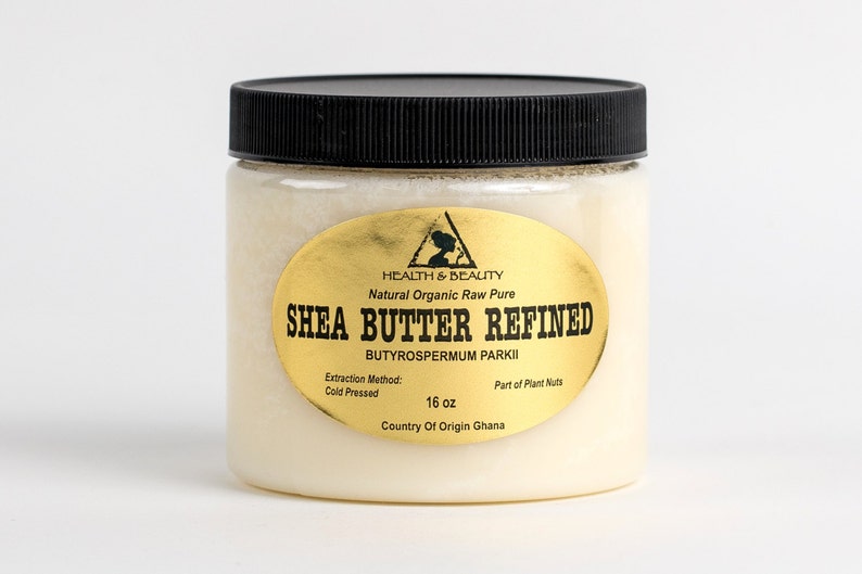 16 oz, 1 Lb SHEA BUTTER REFINED Organic Raw Cold Pressed Grade A From Ghana 100% Pure Bild 6