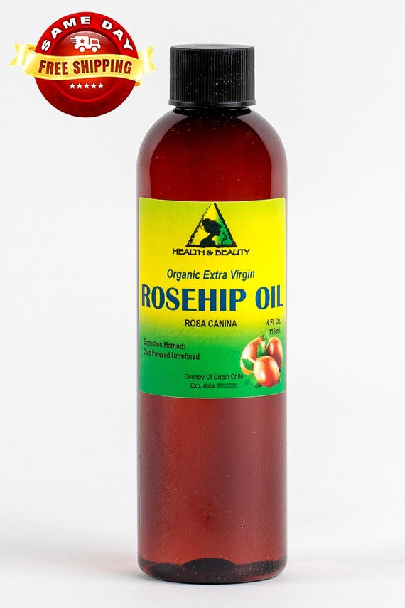 4 oz ROSEHIP SEED Oil UNREFINED Organic Extra Virgin Cold Pressed Pure