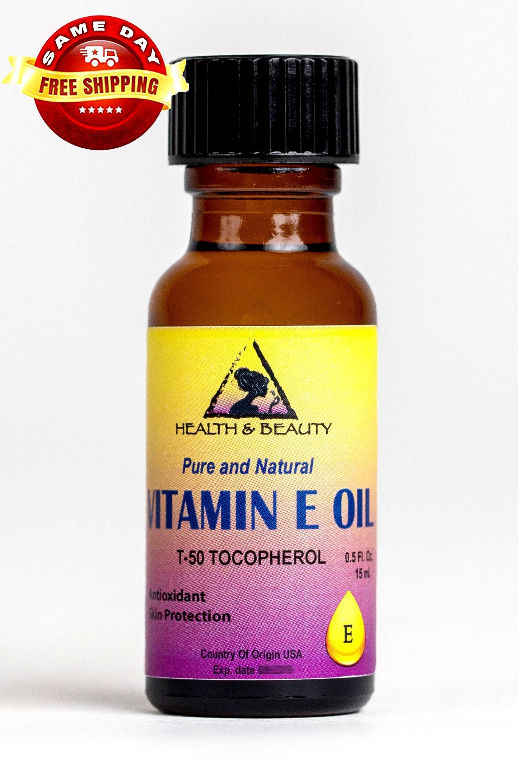 0.5 oz TOCOPHEROL T-50 VITAMIN E OIL Anti Aging Natural Premium Pure …