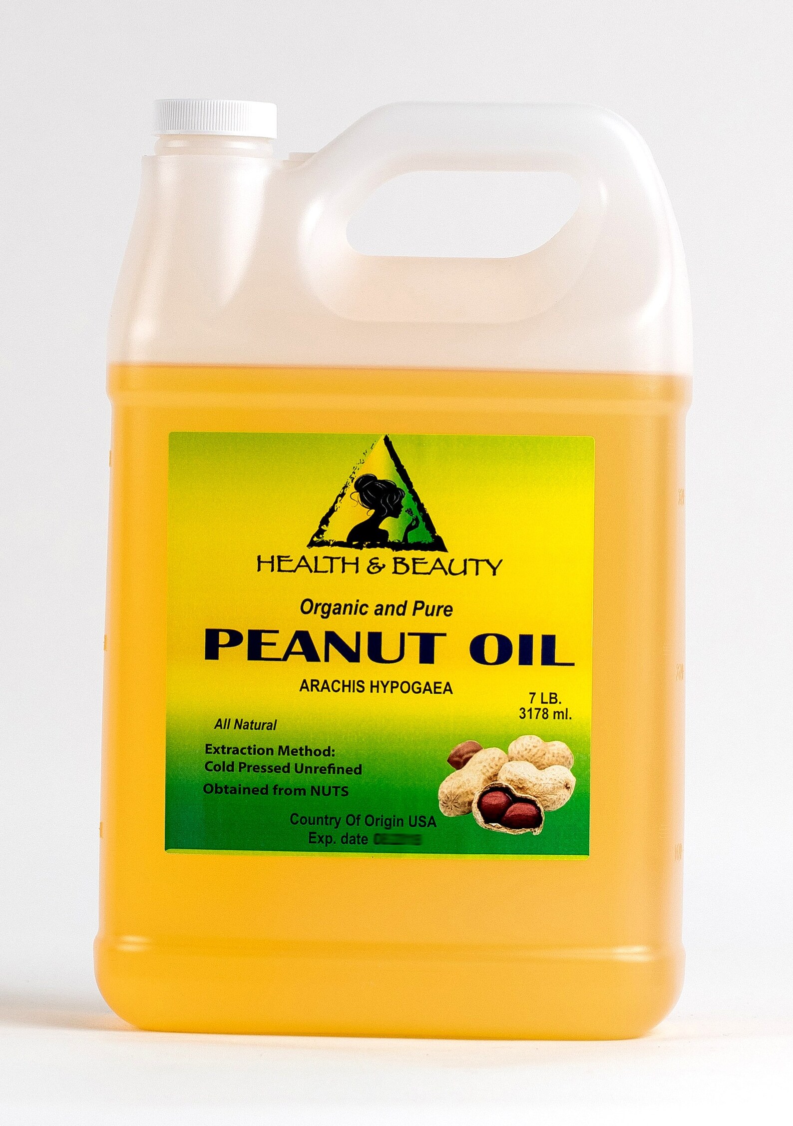 7 Lb 1 Gal PEANUT OIL UNREFINED Organic Carrier Cold Pressed Etsy