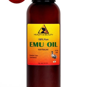 2 oz EMU OIL AUSTRALIAN Triple Refined Organic 100% Pure