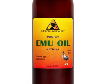 2 oz EMU OIL AUSTRALIAN Triple Refined Organic 100% Pure
