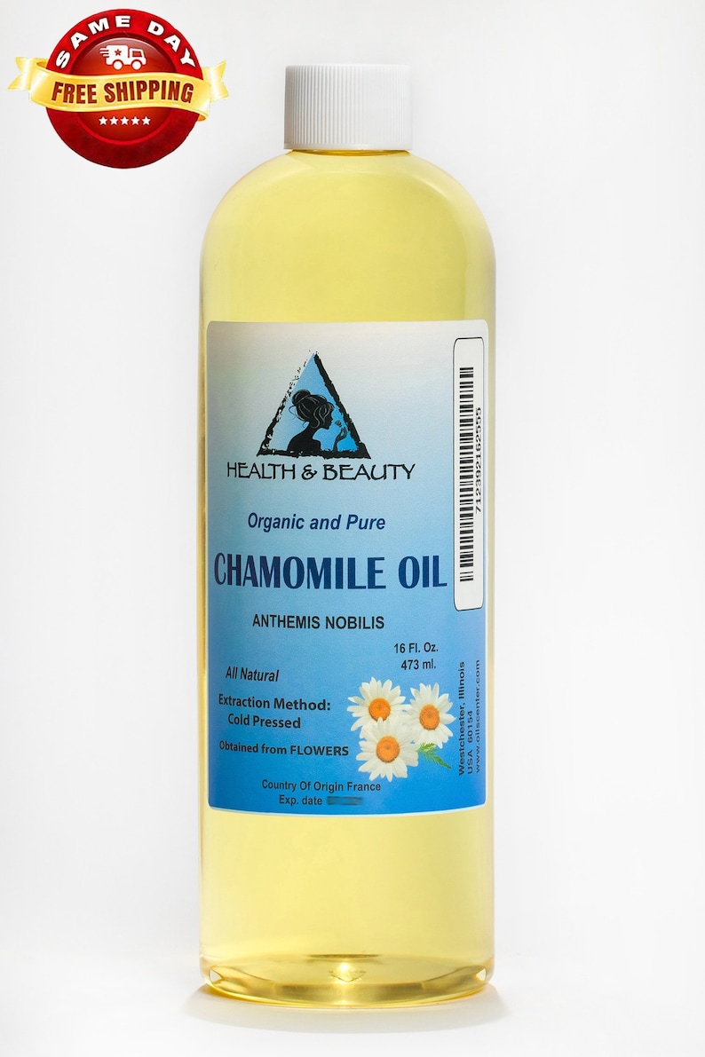 16 oz CHAMOMILE OIL ORGANIC Carrier Cold Pressed Premium Etsy