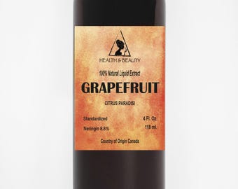 4 oz, 118 ml GRAPEFRUIT LIQUID EXTRACT (Standardized) Natural 100% Pure