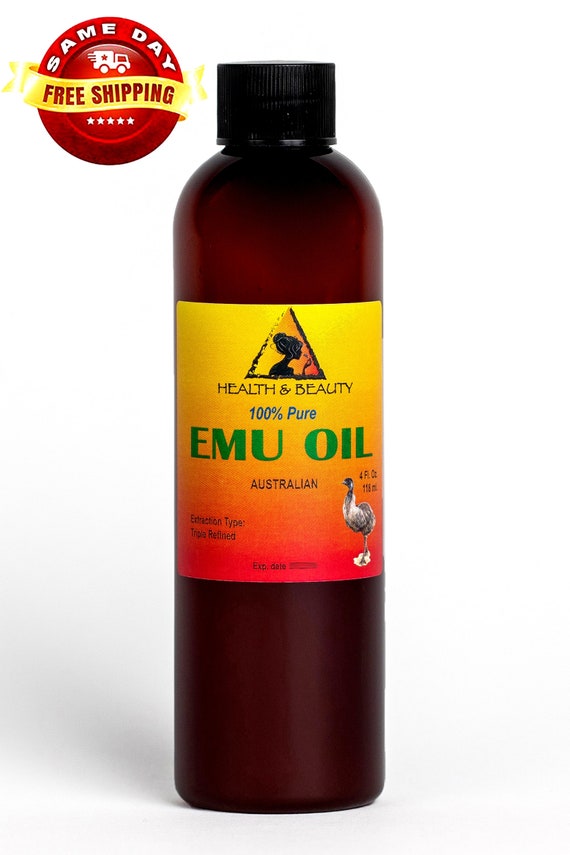 4 oz EMU OIL AUSTRALIAN Triple Refined Organic 100% Pure