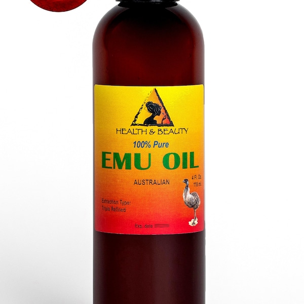 4 oz EMU OIL AUSTRALIAN Triple Refined Organic 100% Pure
