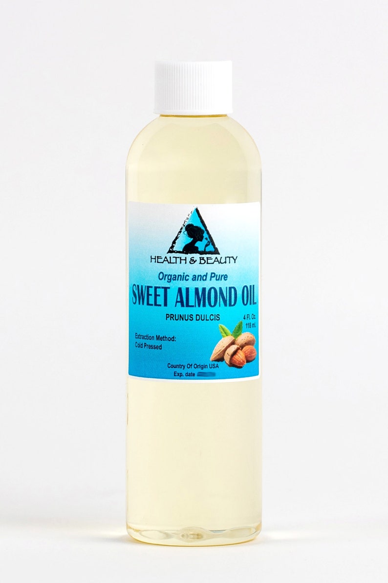 4 Oz SWEET ALMOND OIL Refined Organic Carrier Cold Pressed Etsy