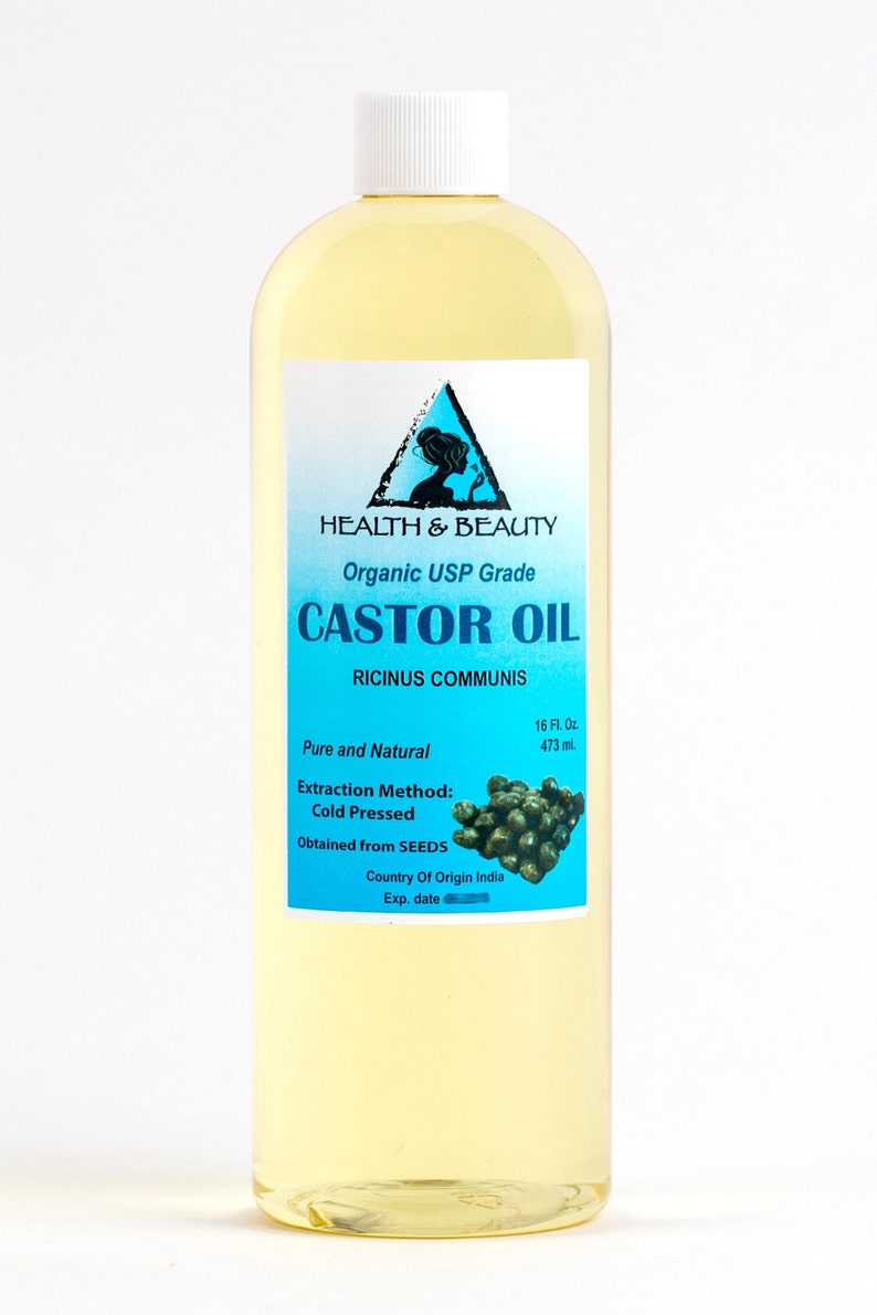 16 Oz CASTOR OIL USP Grade Organic Carrier Cold Pressed Pure Etsy