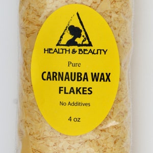 4 oz CARNAUBA WAX T1 Organic FLAKES Brazil Pastilles Beards Premium Prime Grade A 100% Pure image 10