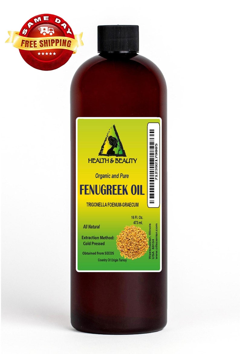 16 Oz FENUGREEK METHI OIL Organic Carrier Cold Pressed Pure Etsy