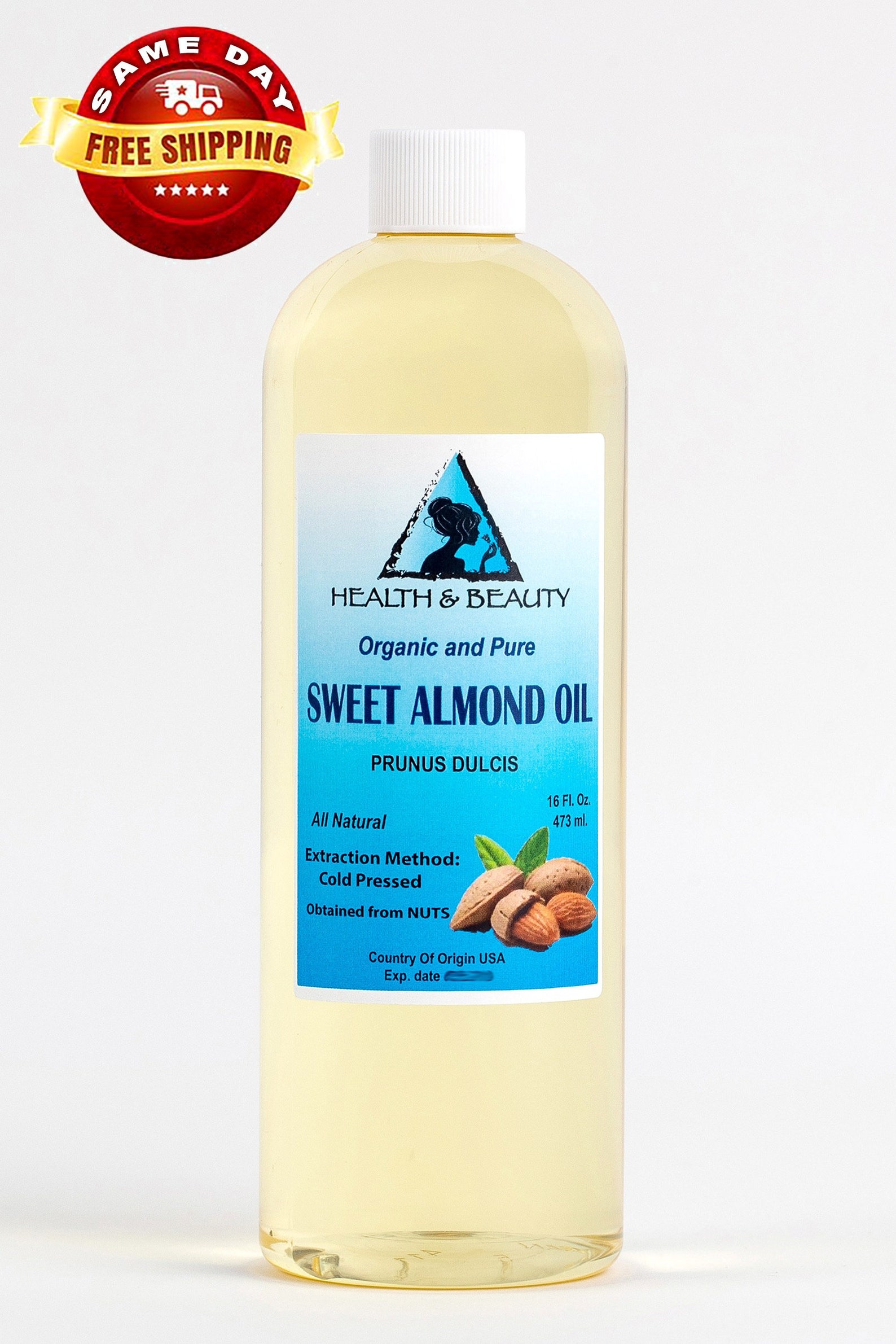 64 Oz SWEET ALMOND OIL Refined Organic Carrier Cold Pressed Etsy