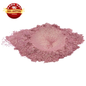 4 oz SPARKLE ROSE PINK Luxury Mica Colorant Pigment Powder Cosmetic Grade