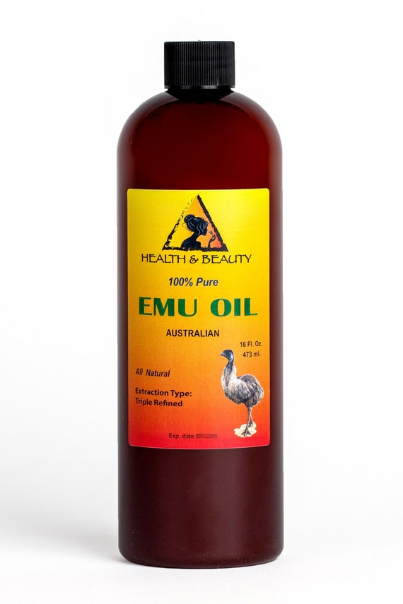 16 Oz EMU OIL AUSTRALIAN Triple Refined Organic 100% Pure