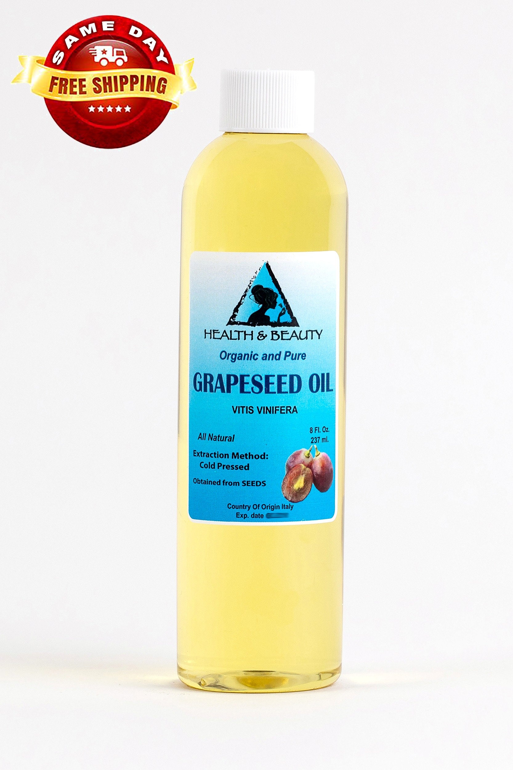 8 oz GRAPESEED OIL ORGANIC Carrier Cold Pressed 100 Pure Etsy