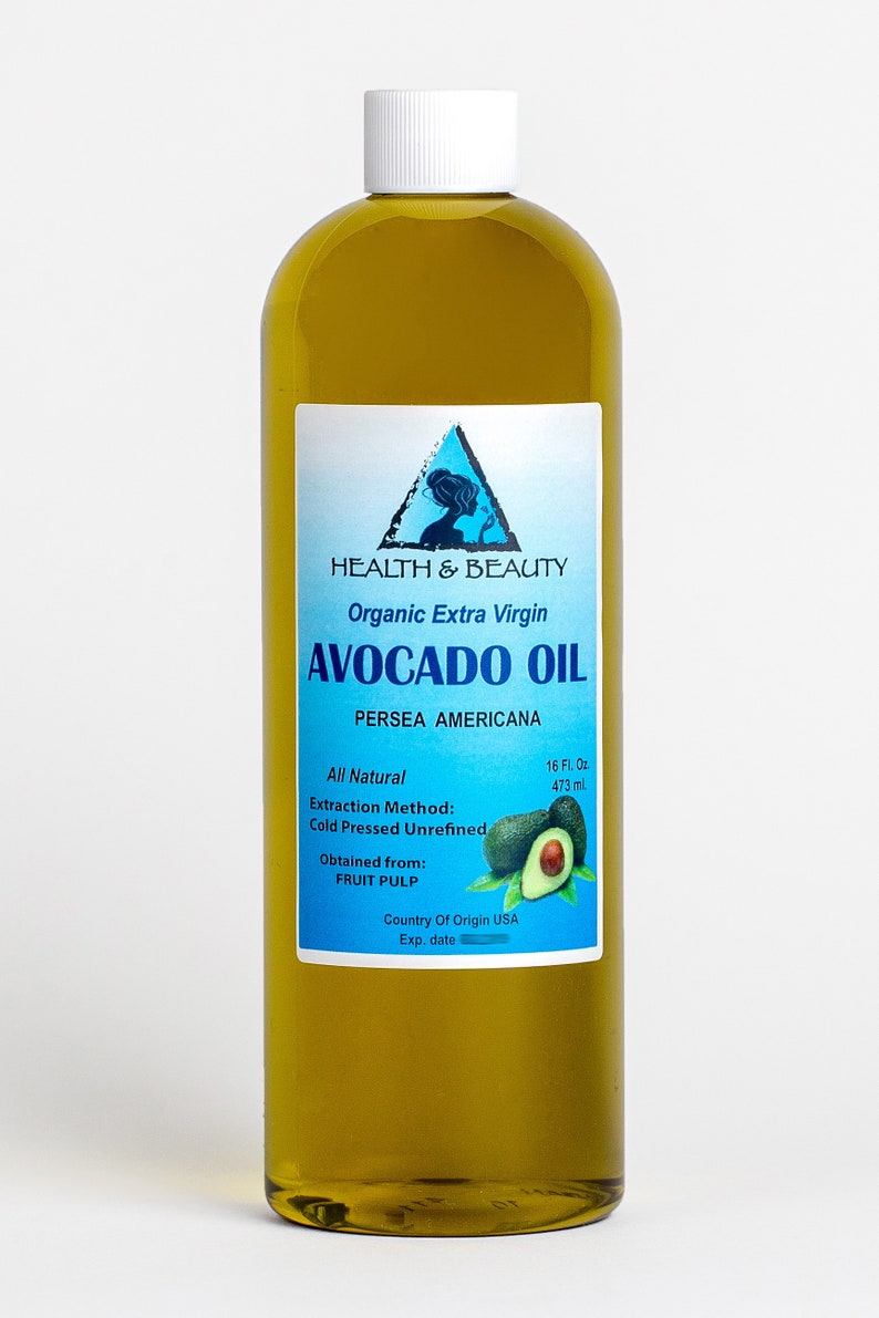 16 oz AVOCADO OIL EXTRA Virgin Organic Unrefined Cold Pressed Etsy