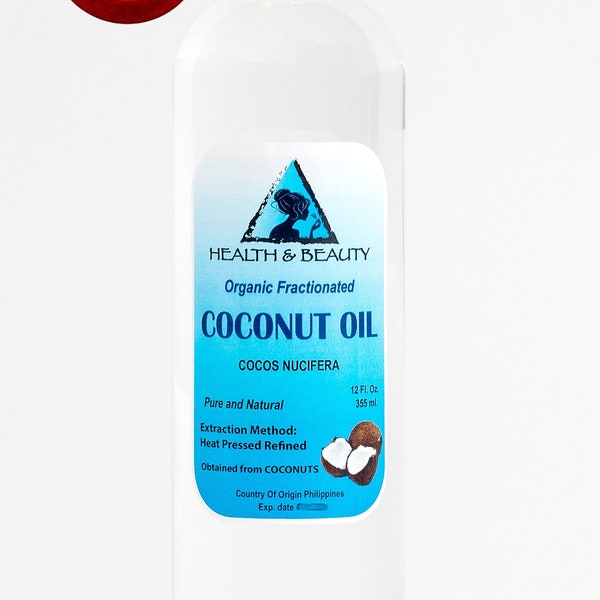 36 oz COCONUT OIL FRACTIONATED Organic Carrier Ultra Refined 100% Pure