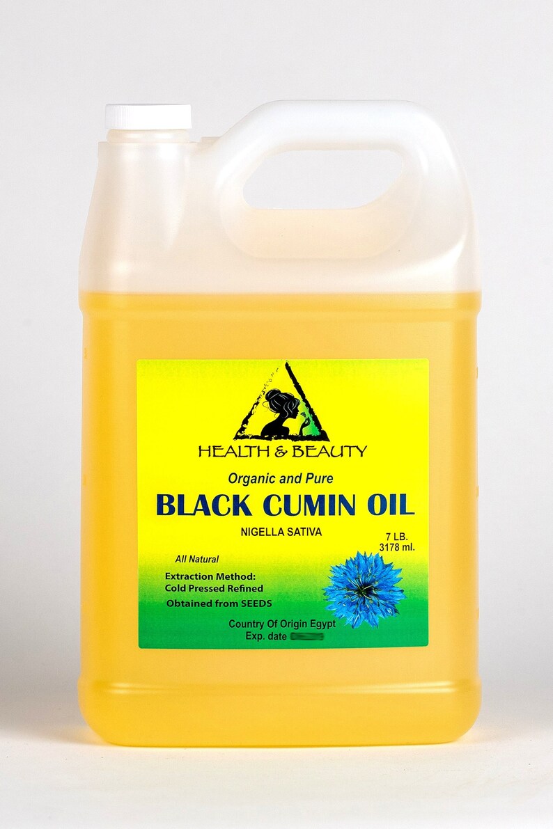 7 Lb 1 Gal BLACK CUMIN SEED Oil Refined Organic Carrier Cold Etsy
