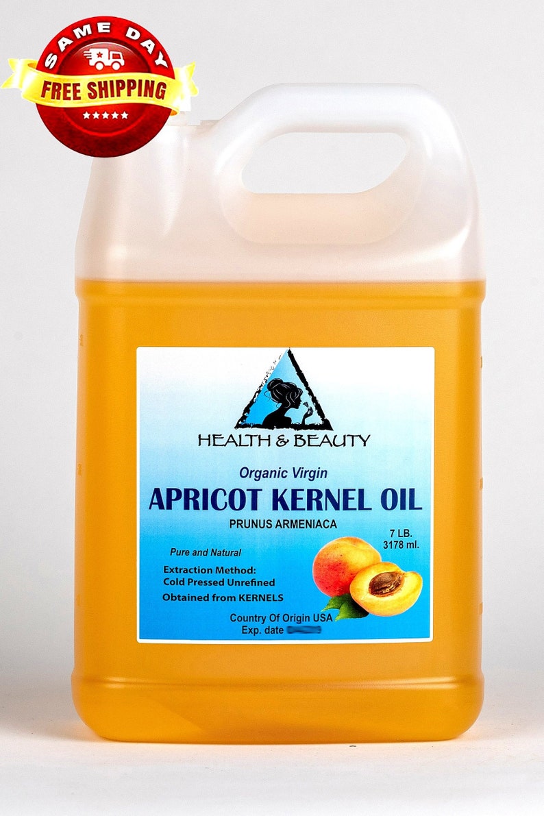 7 Lb 1 Gal APRICOT KERNEL OIL Unrefined Organic Virgin Cold Etsy