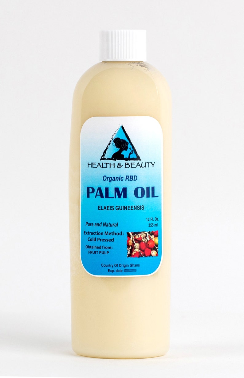 24 Oz PALM OIL RBD Organic Carrier Cold Pressed Pure Etsy